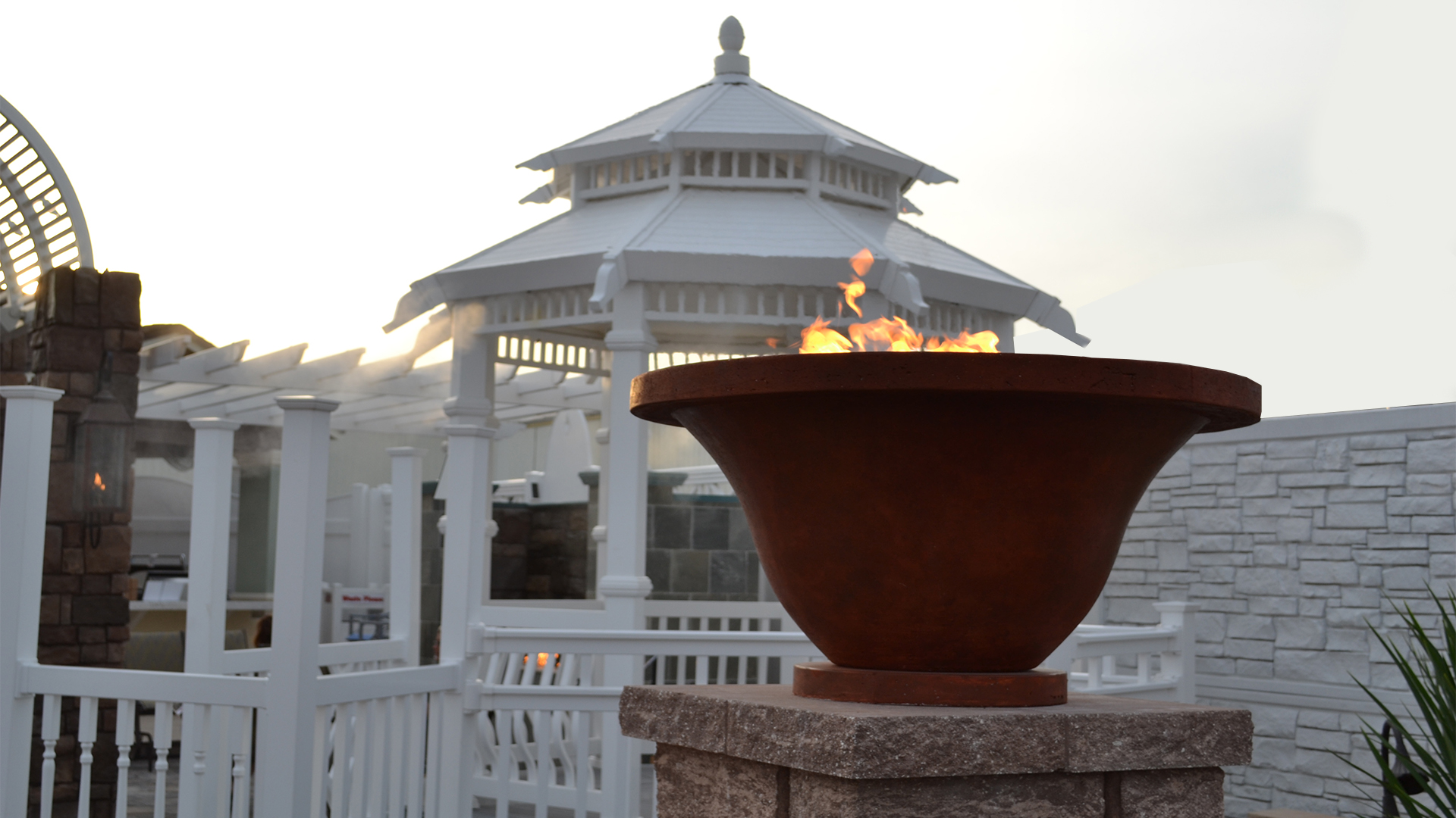 Danielle Fence & Outdoor Living | Danielle Fence Showroom - Fire Bowl