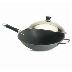 15in. Wok & Stainless Steel Cover
