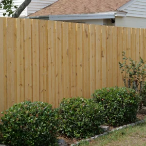 Board on Board Wood Fence