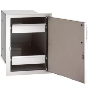 FireMagic Single Door with Dual Drawers