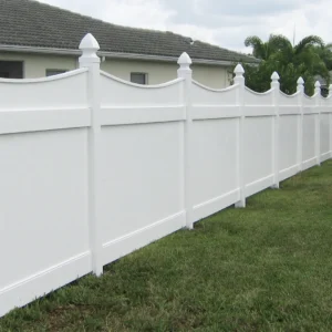 Lakeland Concave Vinyl Fence
