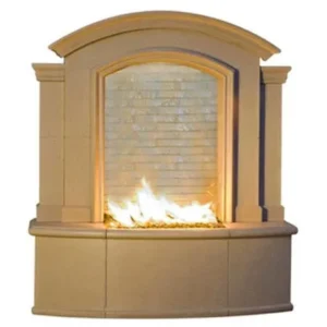 Large Firefall with Finished Back