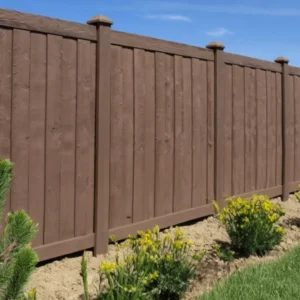 Simulated Wood Fence