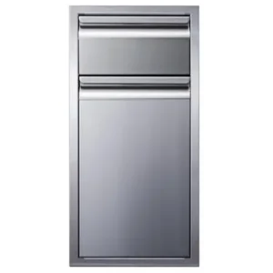 Single Drawer and Trash Drawer 15in.