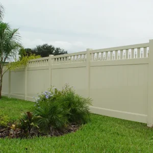 Spirit Lake Vinyl Fence