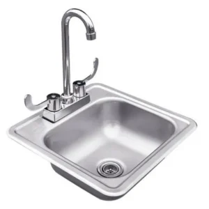 Stainless Steel Drop-in Sink with Faucet